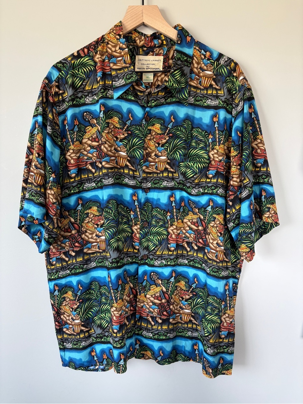 VTG REYN SPOONER X DIETRICH VAREZ Hawaiian shirt short sleeve Men’s XL